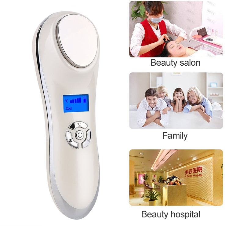 OFY-7901 Ultrasonic Cryotherapy Hot Cold Hammer Facial Lifting Vibration Massager Face Body Import Export Face Care Beauty Machine