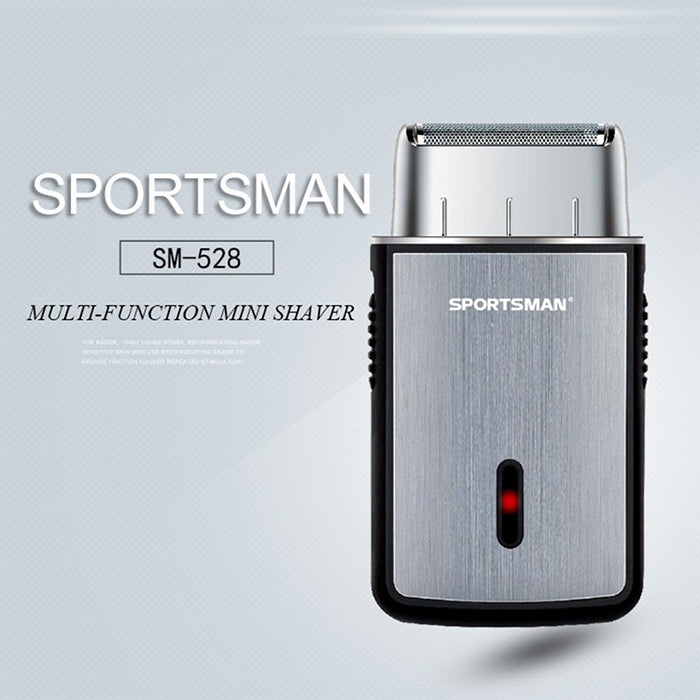 SPORTSMAN Multi-function Mini Shaver USB Rechargeable Razor, Multi-function