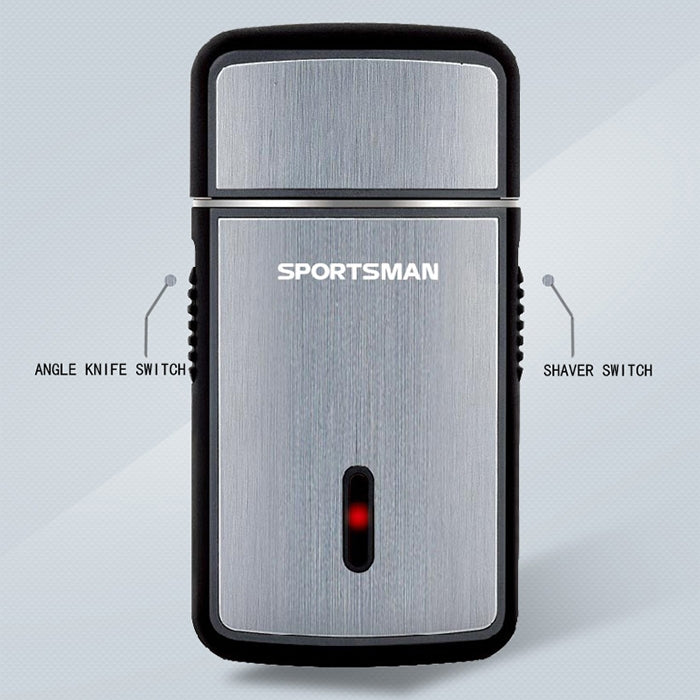 SPORTSMAN Multi-function Mini Shaver USB Rechargeable Razor, Multi-function