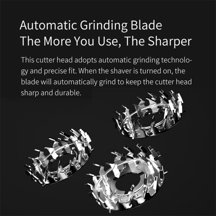 Original Xiaomi Youpin Yingqu Blackstone3 Men Portable Face Care Three Cutter Heads Electric Shaving Razor