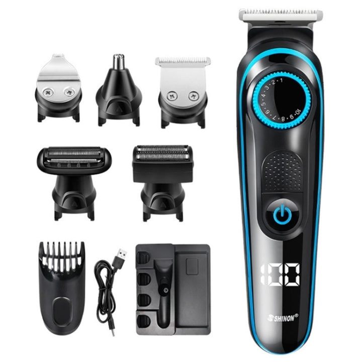 SHINON SH-1831 Multifunctional Electric Shaver Haircut Nose Hair Trimmer