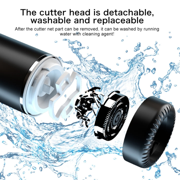 S1080 Mini Metal Turbo Electric Shaver Razor