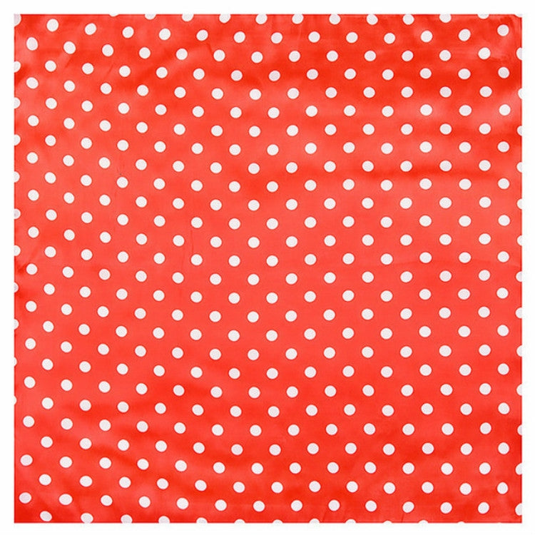 Spring Ladies Dots Pattern Silk ImitationSmall Scarf Square Scarf, 60 x 60cm