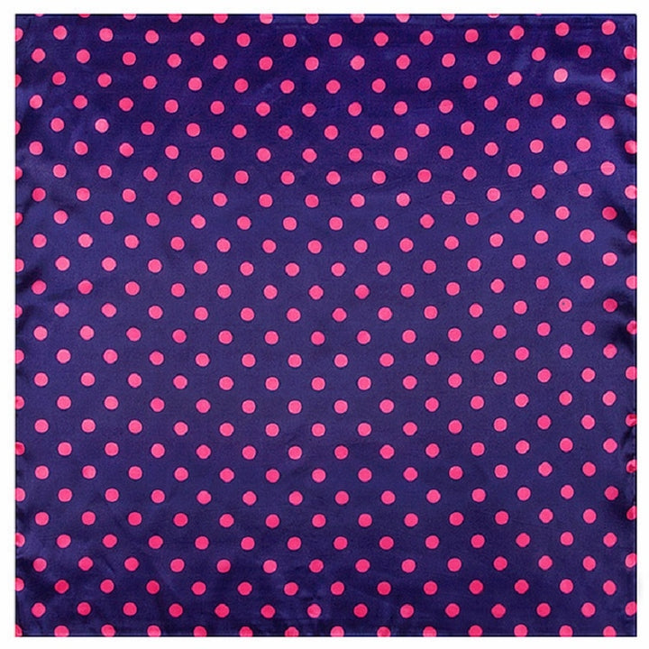 Spring Ladies Dots Pattern Silk ImitationSmall Scarf Square Scarf, 60 x 60cm