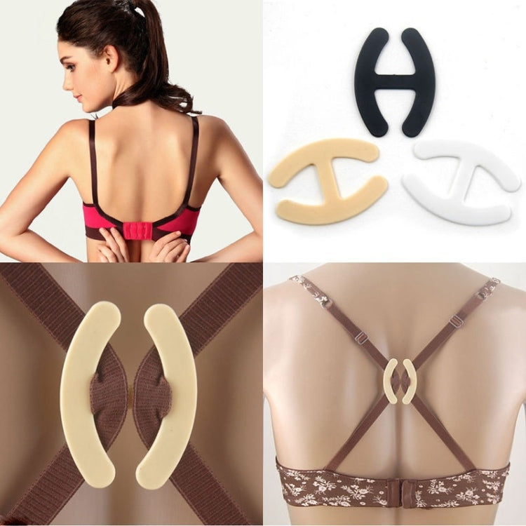 100 PCS Underwear Accessories Bra Non-slip Buckle Invisible Buckle, I-shaped, Round, Oval, 8 Shape