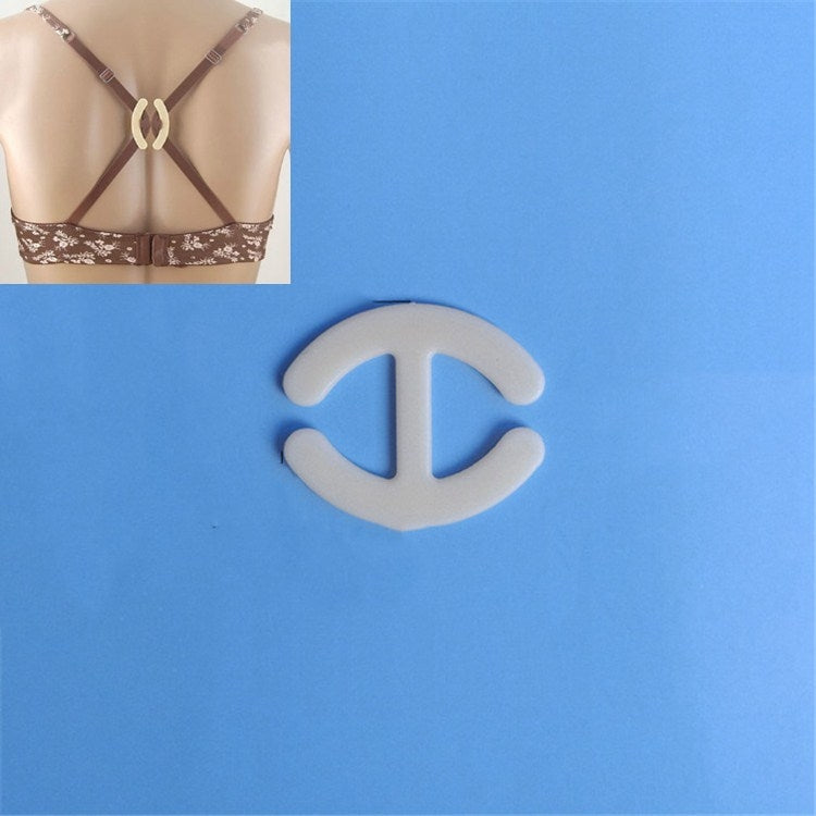 100 PCS Underwear Accessories Bra Non-slip Buckle Invisible Buckle, I-shaped, Round, Oval, 8 Shape