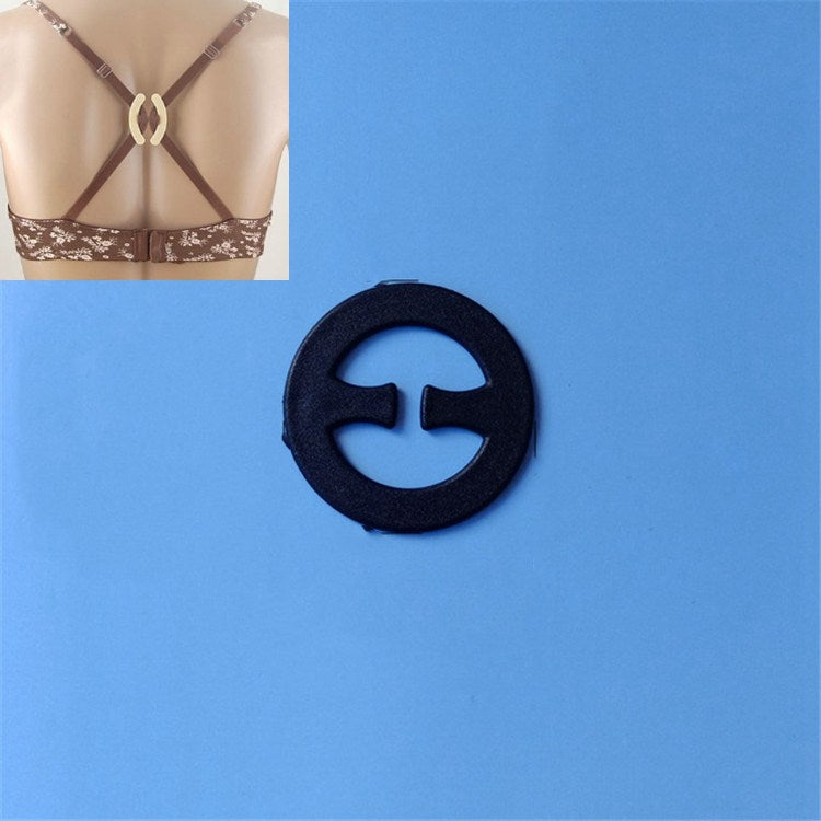 100 PCS Underwear Accessories Bra Non-slip Buckle Invisible Buckle, I-shaped, Round, Oval, 8 Shape