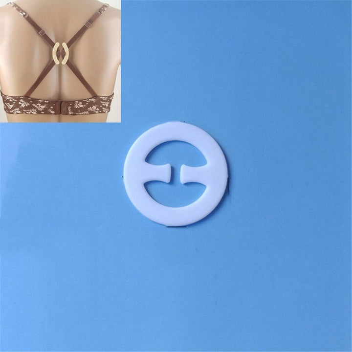 100 PCS Underwear Accessories Bra Non-slip Buckle Invisible Buckle, I-shaped, Round, Oval, 8 Shape