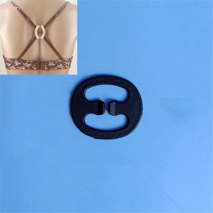 100 PCS Underwear Accessories Bra Non-slip Buckle Invisible Buckle, I-shaped, Round, Oval, 8 Shape