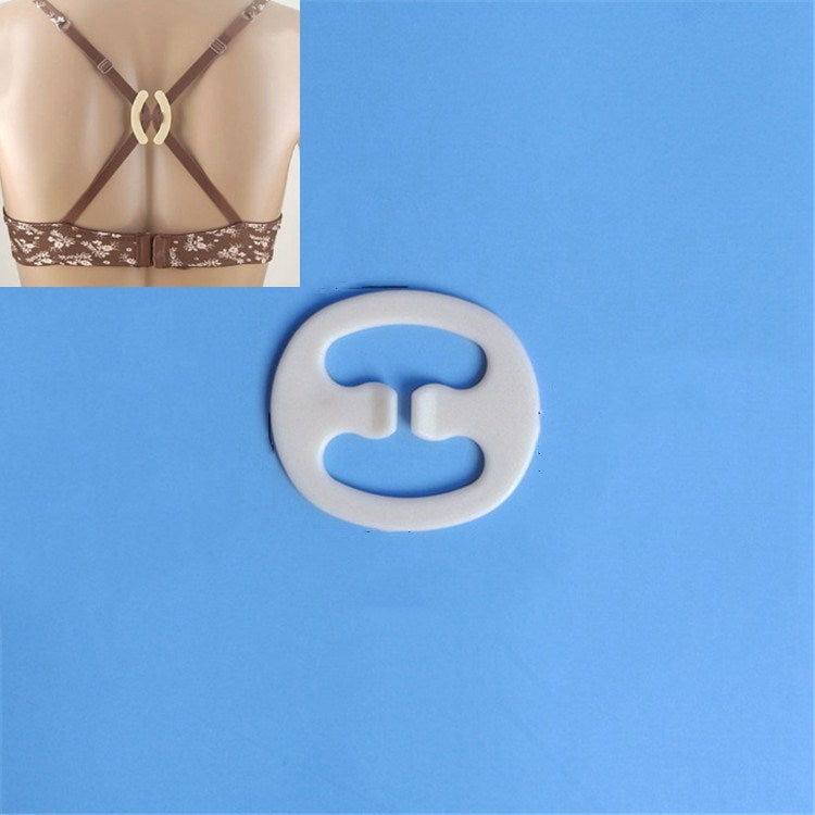 100 PCS Underwear Accessories Bra Non-slip Buckle Invisible Buckle, I-shaped, Round, Oval, 8 Shape