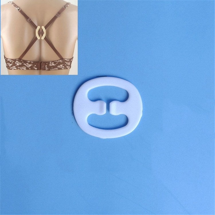 100 PCS Underwear Accessories Bra Non-slip Buckle Invisible Buckle, I-shaped, Round, Oval, 8 Shape