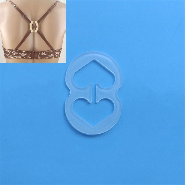 100 PCS Underwear Accessories Bra Non-slip Buckle Invisible Buckle, I-shaped, Round, Oval, 8 Shape