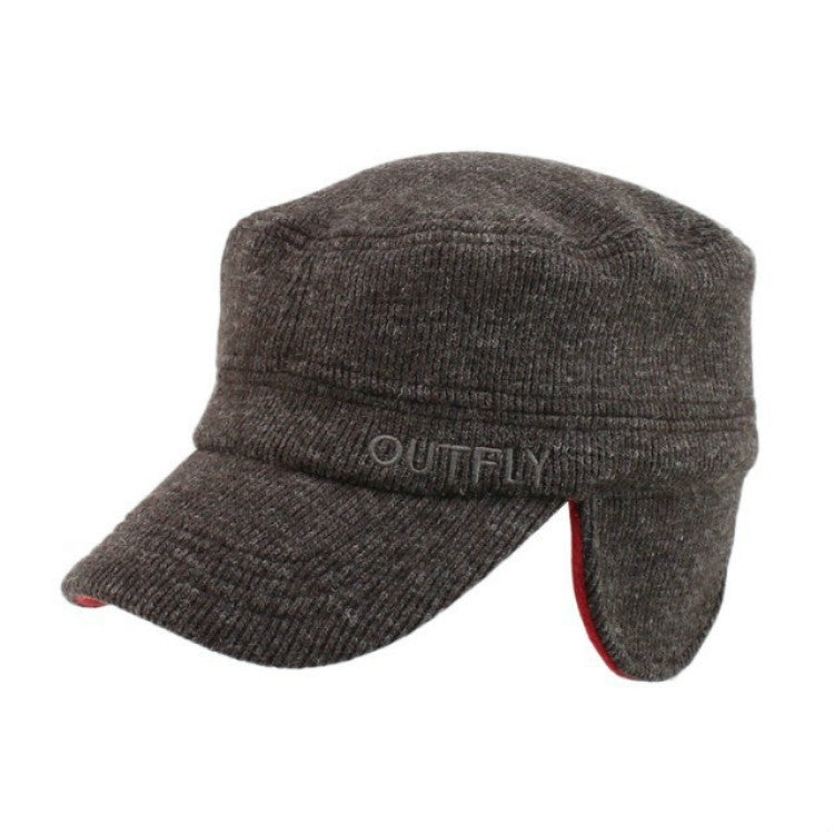 OUTFLY Winter Windproof and Warm Corduroy Bomber Hats, S (54-56cm)