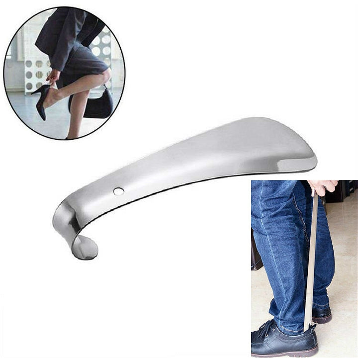 Stainless Steel Shoehorn Lift Shoe Wearer Metal Shoe Lifter, Metal Shoe Lifter