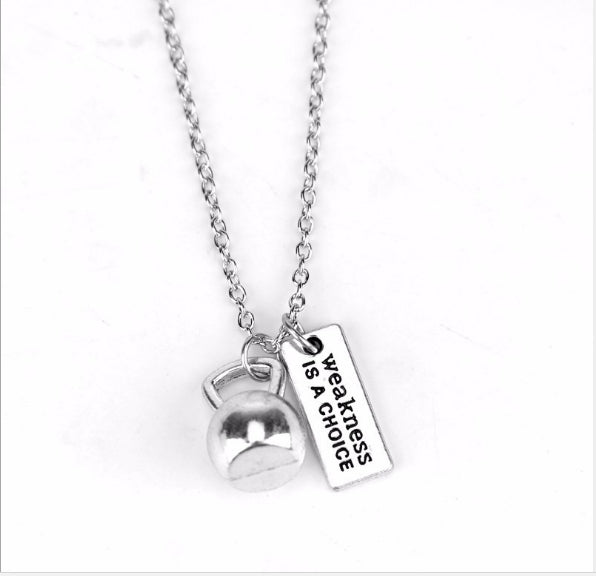 Sport Barbell Dumbbell Pendant Jewelry Lover Friend Bodybuilding Necklaces for Men Women, N255, N251, N250, N253, N371, N252, N254