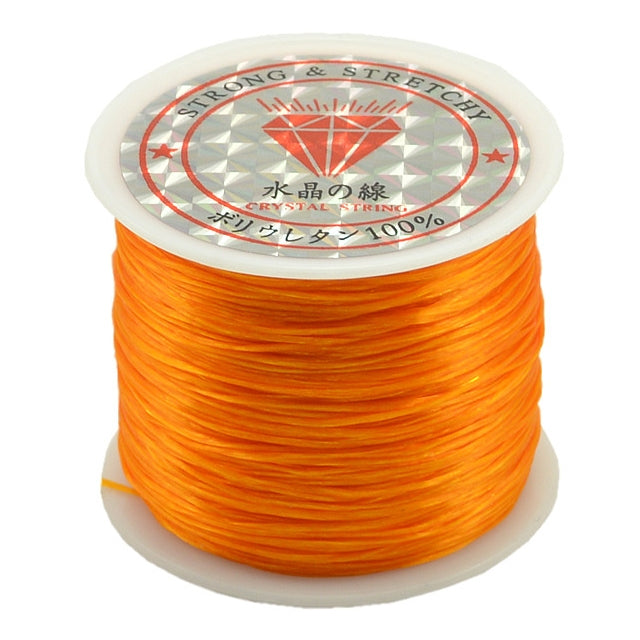 50m/bag 0.5mm Round Elastic Cord Beading Stretch Thread/String/Rope for Necklace Bracelet Jewelry Making