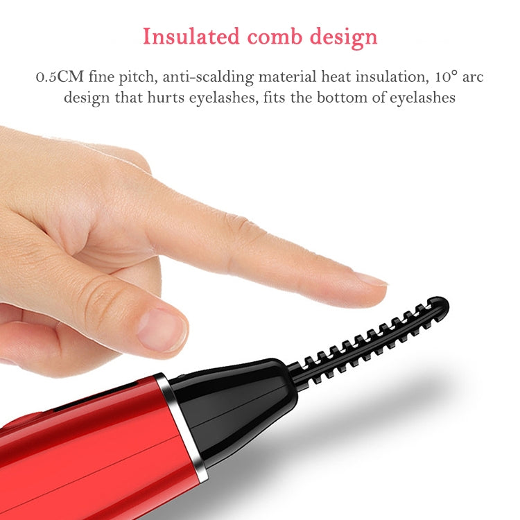 Electric Eyelash Curler  Charging Beauty Tool, 380mAh (Black), 380mAh (White), 380mAh (Red)