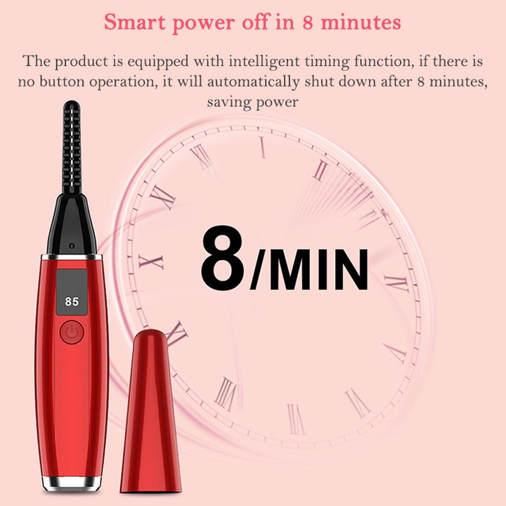 Electric Eyelash Curler  Charging Beauty Tool, 380mAh (Black), 380mAh (White), 380mAh (Red)