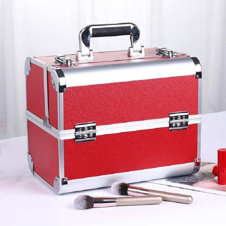 Professional Makeup Box Beauty Salon Manicure Toolbox, Red, Black, Pink, Magic Red, Coral Powder, Elegant Black, Noble Powder, Silver, Oversized Black, Oversized Pink