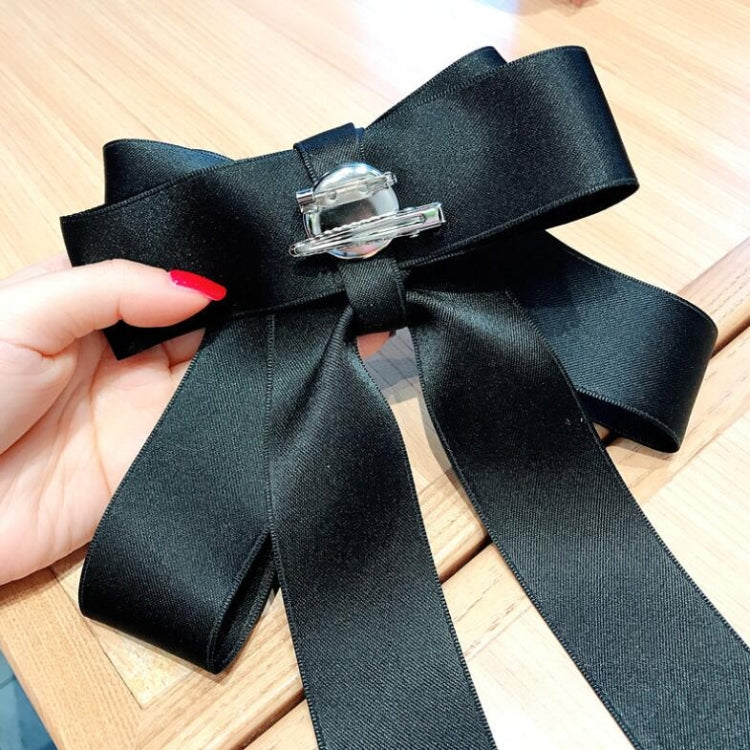 Women Square Rhinestone Bow-knot Bow Tie Brooch Clothing Accessories