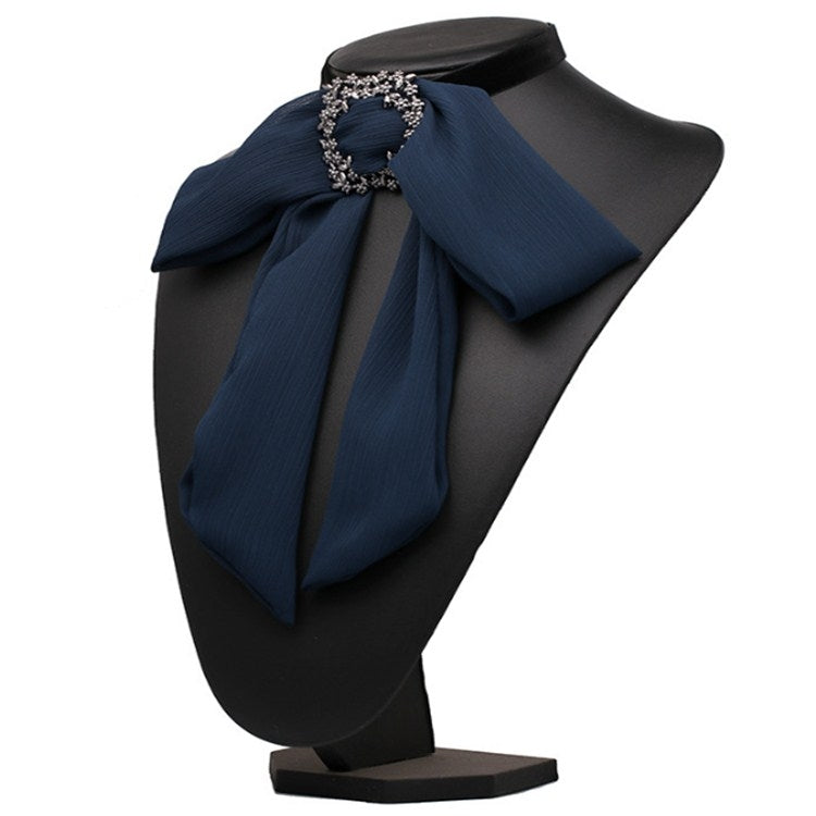 Satin Chiffon Bow Tie Women Shirt Collar Accessory