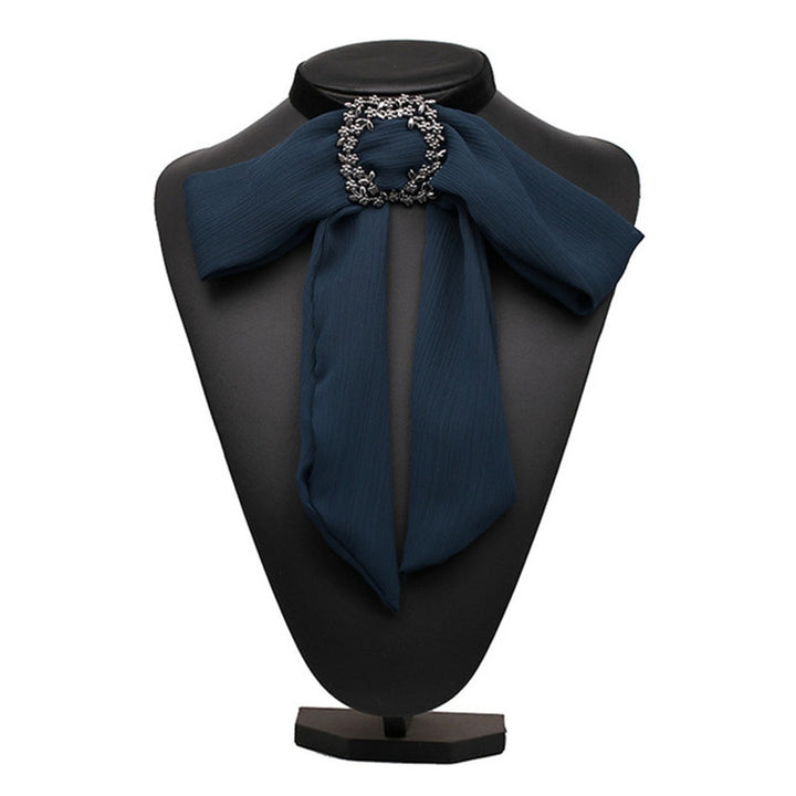 Satin Chiffon Bow Tie Women Shirt Collar Accessory