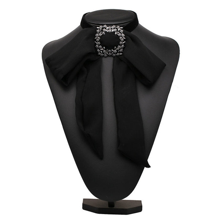 Satin Chiffon Bow Tie Women Shirt Collar Accessory