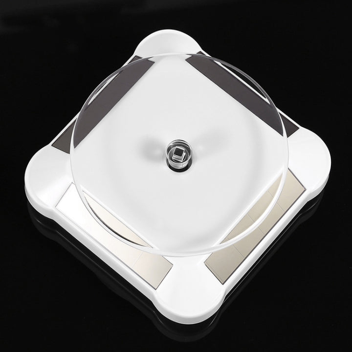 110*110*50mm Solar Showcase Automatic Rotating Stand 360 Turntable For Necklace Bracelet Watch Display, TBD0155001101A, TBD0155001101B, TBD0155001101C, TBD0155001101D