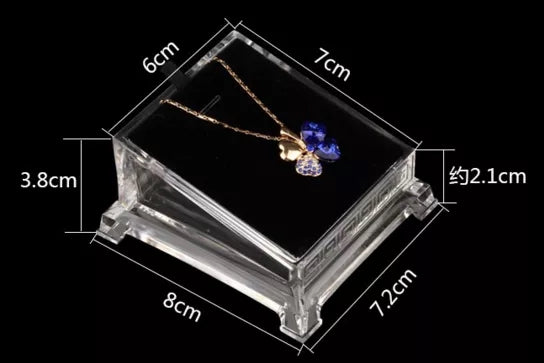 Transparent Acrylic Jewelry Bracelet Watch Display Plate Show Holder Tray Rack