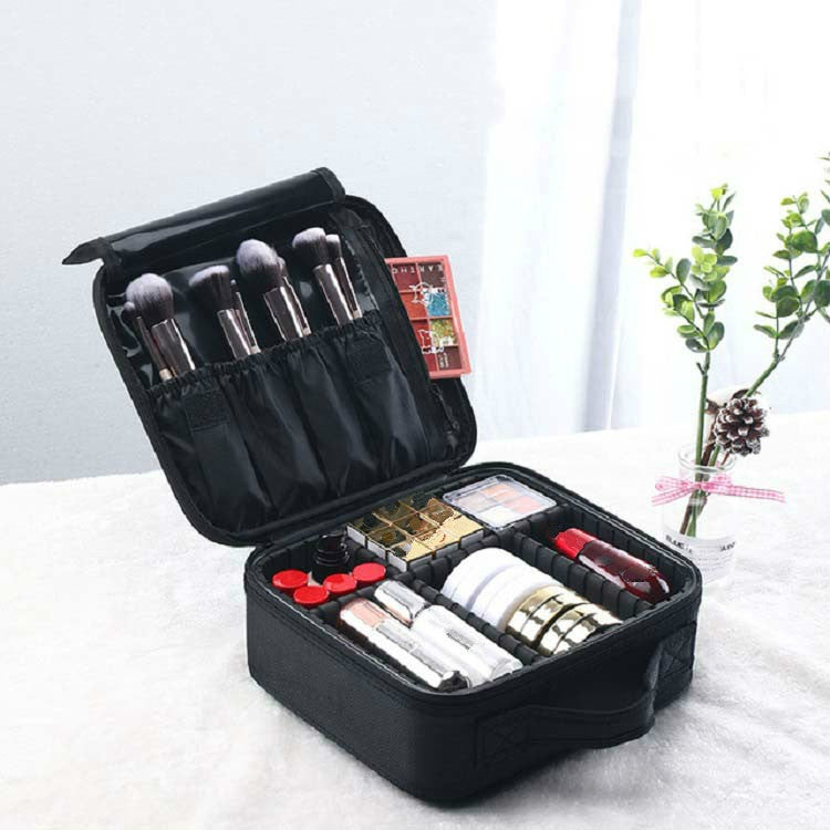 Makeup Bag Embroidery Manicure Portable Clapboard Toolbox, Mini, Small, Medium, Large, Large With Mirror, Extra Large