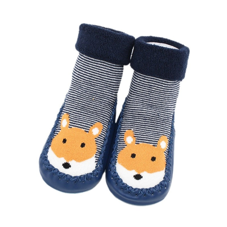 Autumn And Winter Thickened Terry Baby Shoes And Socks Children's Non-slip Soft Bottom Floor Socks, Base Length 11 CM, Base Length 12 CM, Base Length 13 CM, Base Length 14 CM