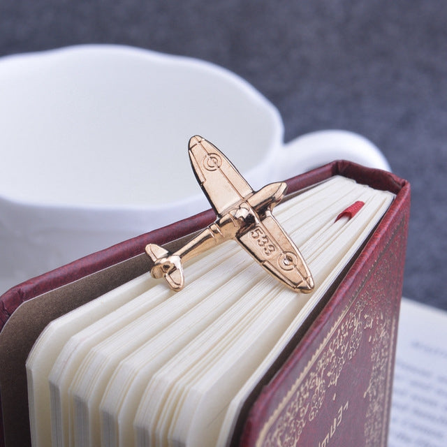 Retro Air Plane Brooches For Men, Gold, Sliver