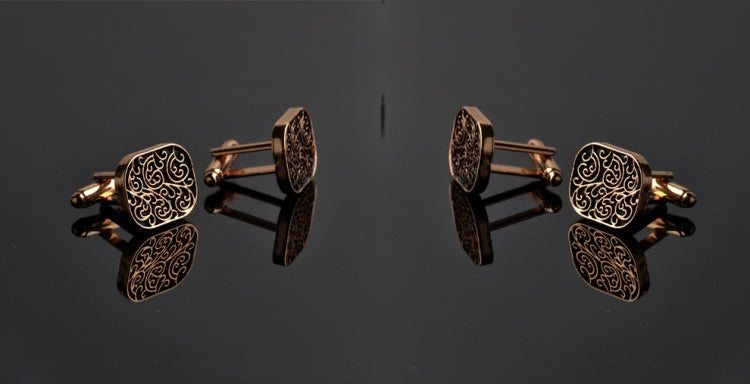 High-end men shirts Cufflinks collocation accessoriesgifts classic Mens Fashion Design carving