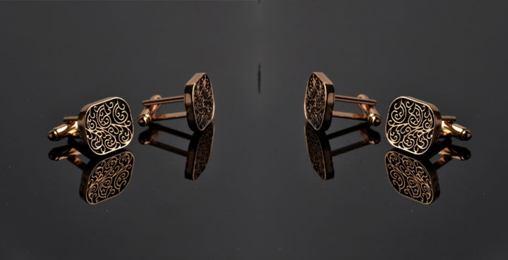 High-end men shirts Cufflinks collocation accessoriesgifts classic Mens Fashion Design carving