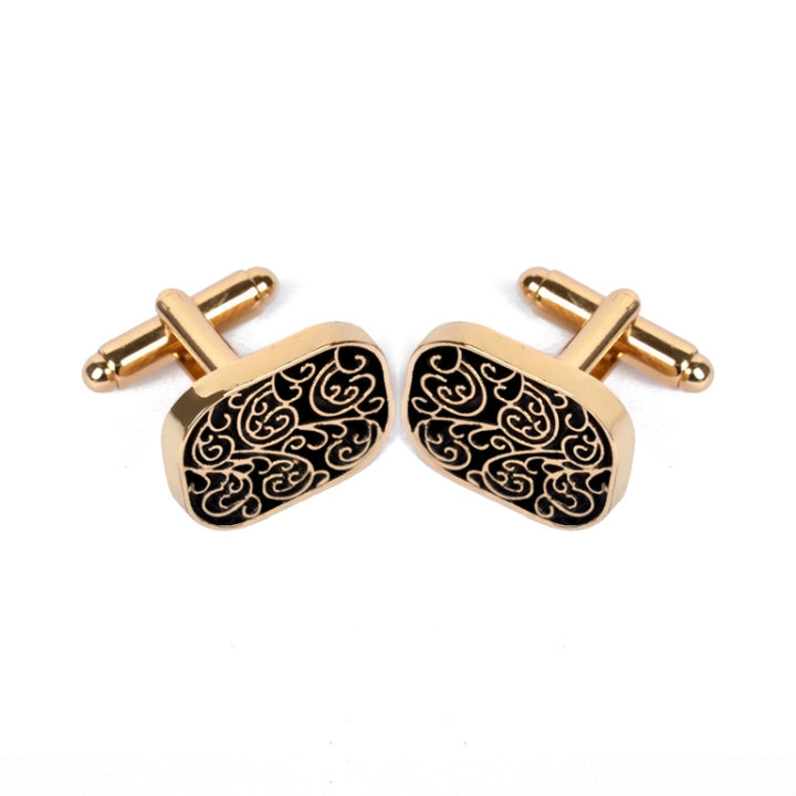 High-end men shirts Cufflinks collocation accessoriesgifts classic Mens Fashion Design carving