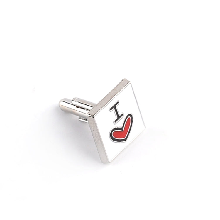 Fashion Good Husband Cuff Link， Men Shirt Charm Zinc Alloy Cufflinks