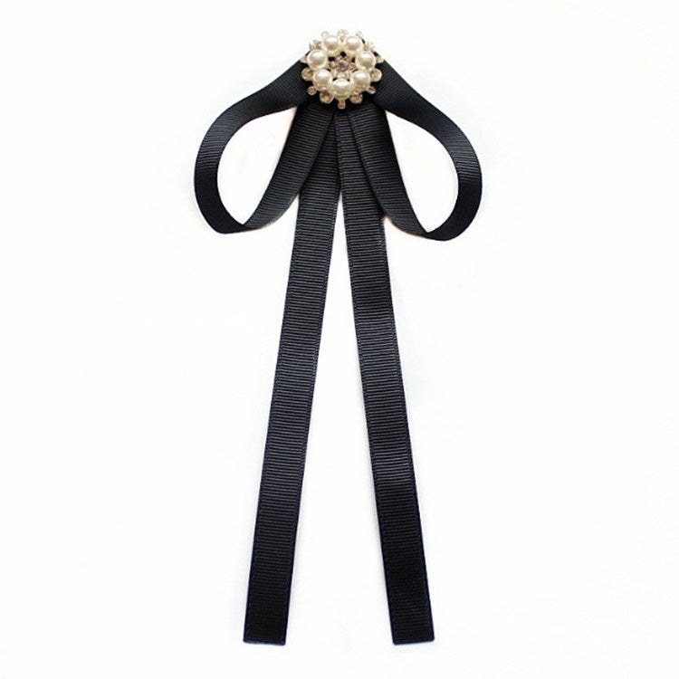 Professional Collar Black Bow Tie Shirt Accessories for Women