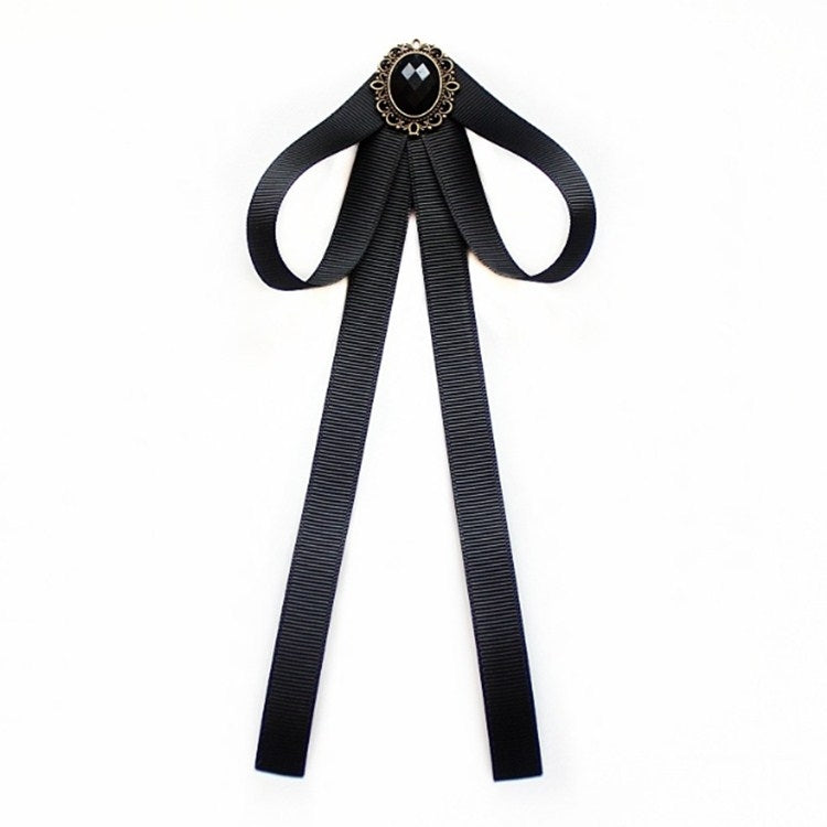 Professional Collar Black Bow Tie Shirt Accessories for Women