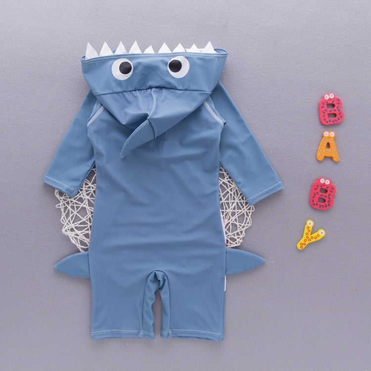 Blue Animal Sharks Swimsuit Baby Kid Bathing Suit Uv Protection Suit, S, M, L, XL, XXS, XS