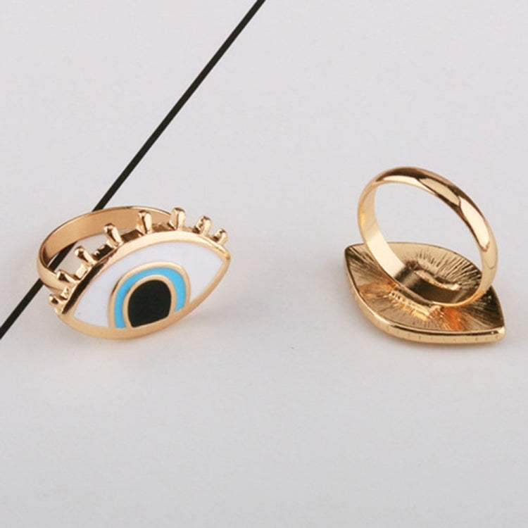 Resin Punk Ring Turkish Evil Eye Rings