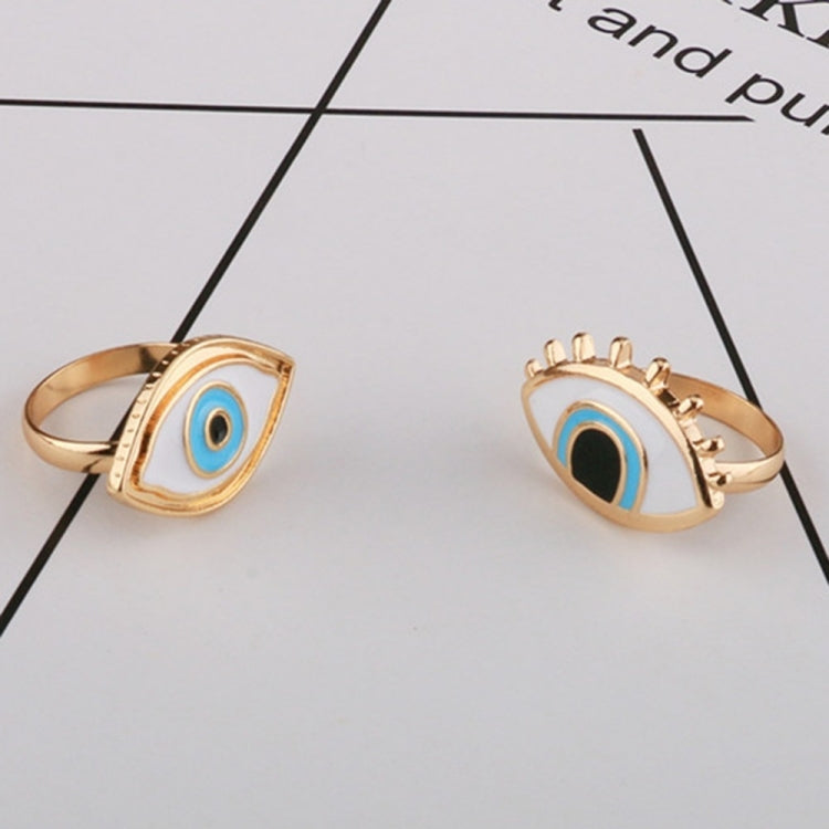 Resin Punk Ring Turkish Evil Eye Rings