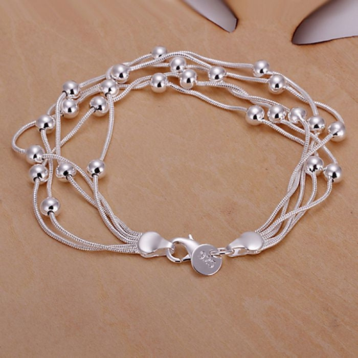 925 Silver Plated Jewelry Fashion Bracelet