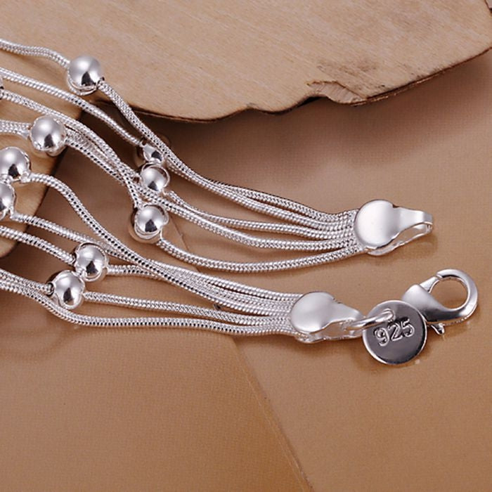 925 Silver Plated Jewelry Fashion Bracelet