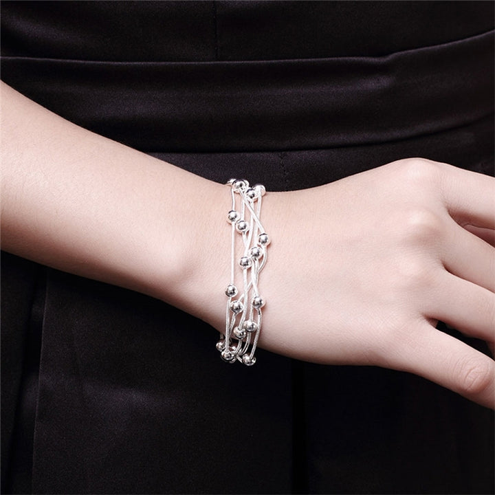 925 Silver Plated Jewelry Fashion Bracelet