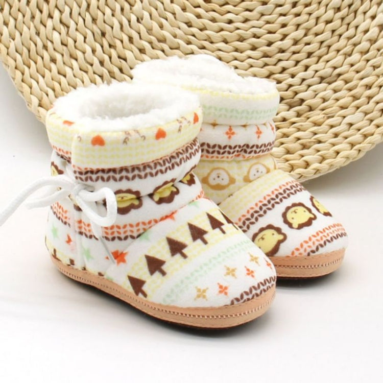 Baby Toddler  Shoes Thick Cotton Shoes Soft Bottom Warm High-top Children Shoes, 0-12 Month