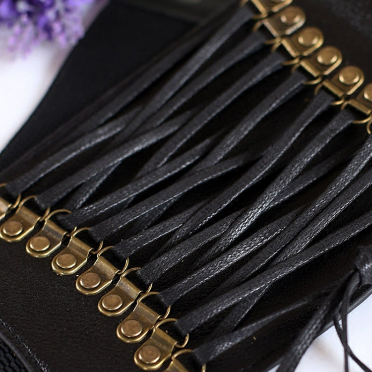 Female Elastic Tassel Wide Belt Decoration Dress Accessories Belt, Black, Brown, Blue, Red