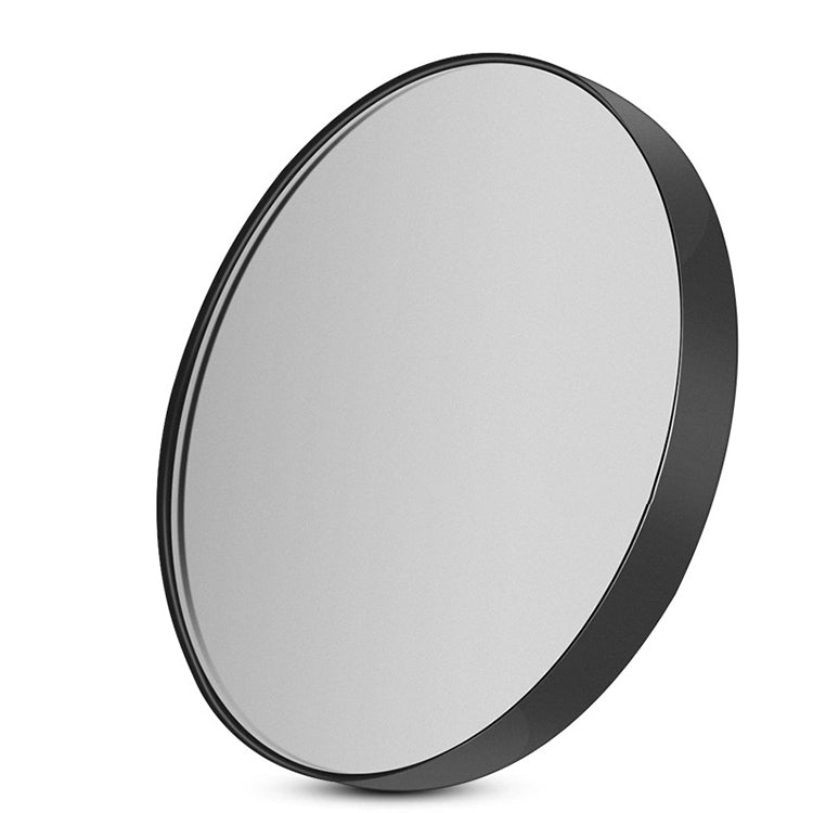 Magnification Small Round Mirror with Suction Cup Makeup Mirror 8.8cm Magnification Makeup Mirror, Black Ten Times, Black Five Times