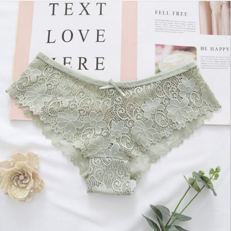 Full Lace Sexy Jacquard Seamless Underwear, One Size