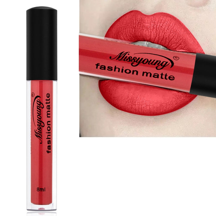 Liquid Lipstick Matte Makeup Lip Liner Pencil Waterproof Long Lasting Lip Stick Beauty Matte Lipstick, 1, 2, 3, 4, 5, 6, 7, 8, 9, 10, 11, 12, 13, 14, 15, 16, 17, 18