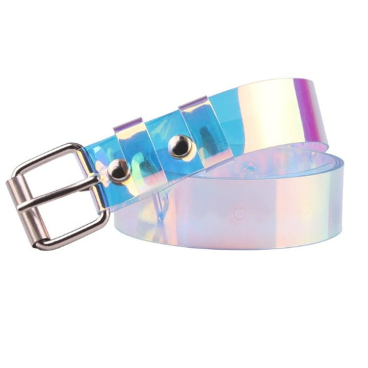 Fashion Women Cute Transparent Belt Casual Buckle Waist Ladies Punk Leather Belts, 90cm, 100cm, 110cm, 120cm